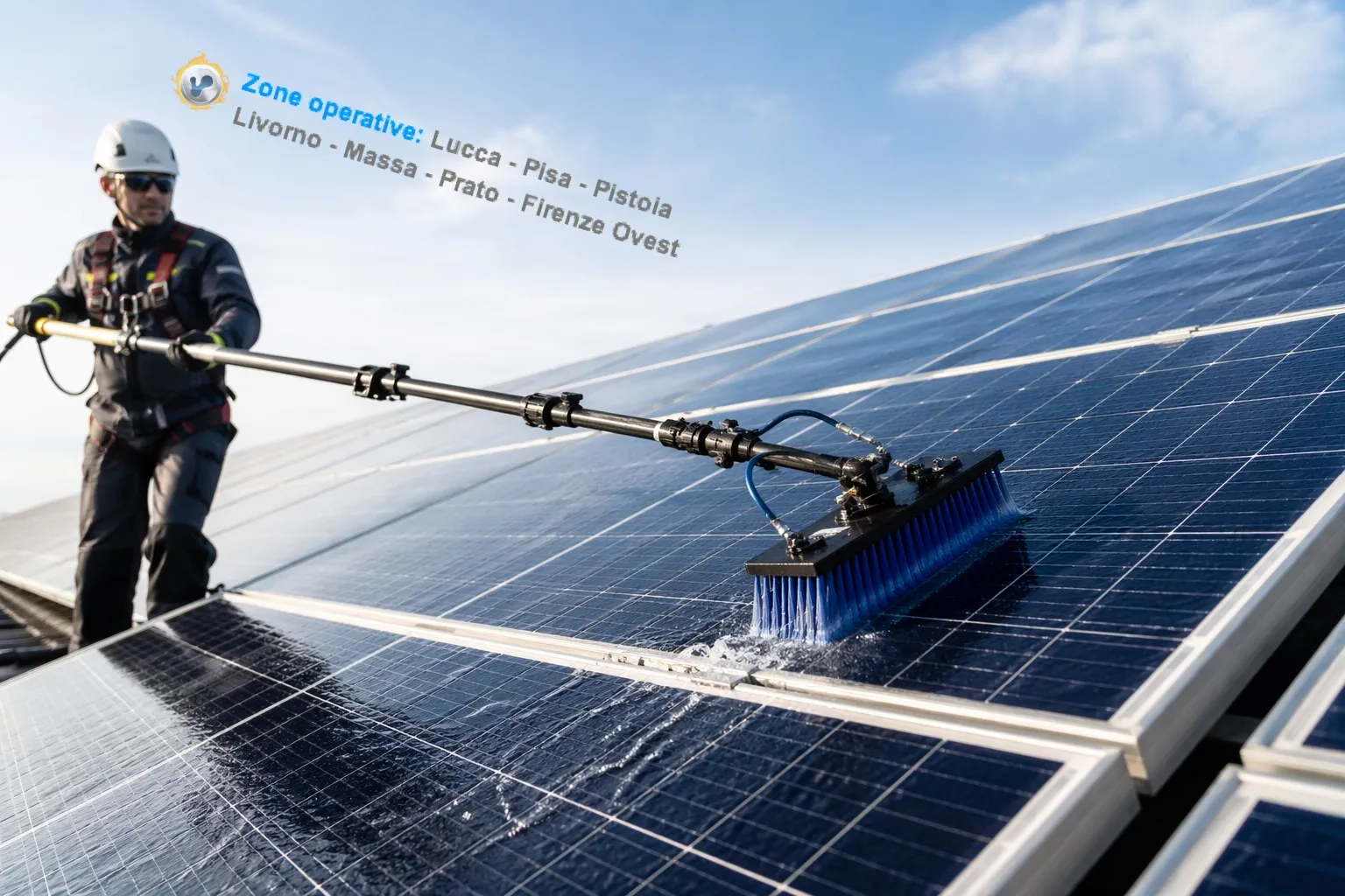 Pulizia pannelli fotovoltaici